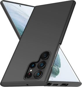 Ultra Slim Black Ochranný Kryt pre Samsung Galaxy S22 Ultra