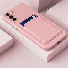Načítať obrázok do zobrazovača galérie, Card Wallet Pink Ochranný Kryt pre Samsung Galaxy S21
