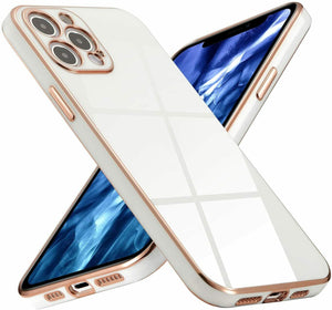 Lighting White-Gold Ochranný Kryt pre iPhone 13 Pro