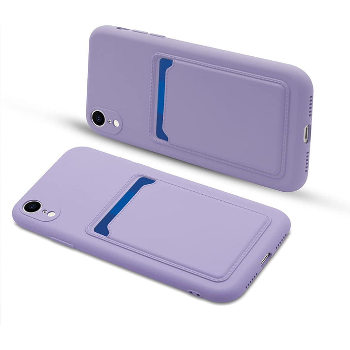 Card Air Bag Case Violet Ochranný Kryt pre iPhone XR
