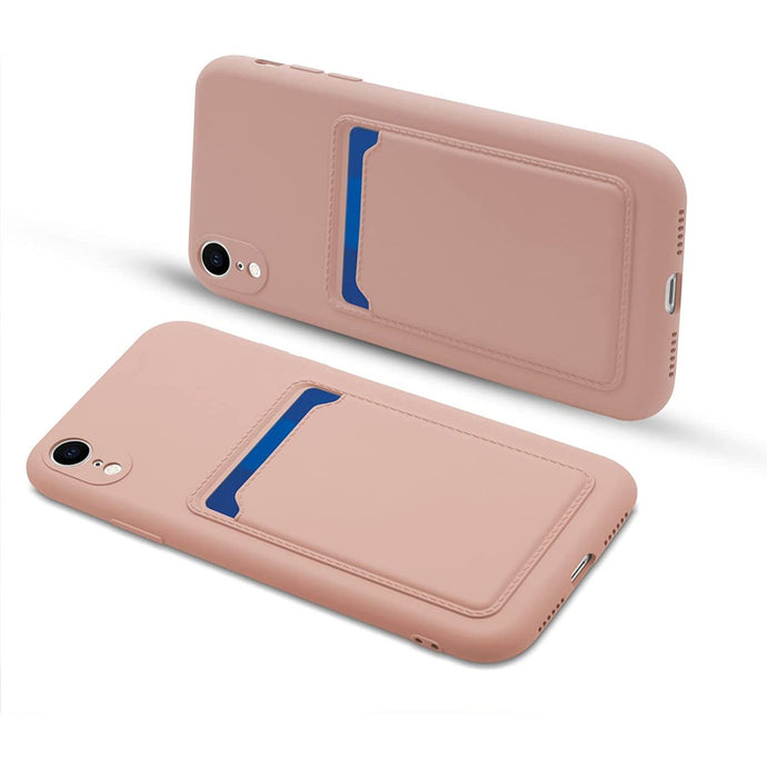 Card Air Bag Case Pink Ochranný Kryt pre iPhone XR